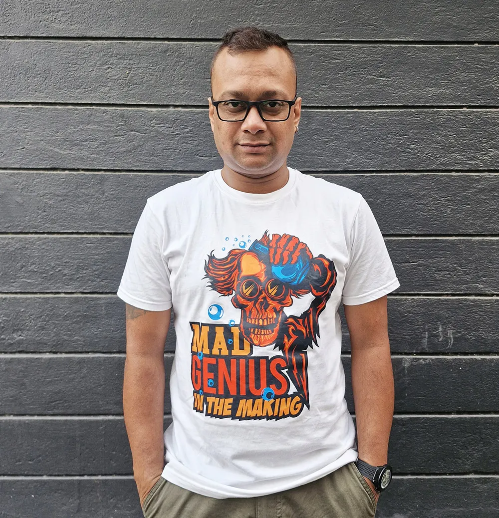 Mad Genius Themed Unisex T-shirt for man