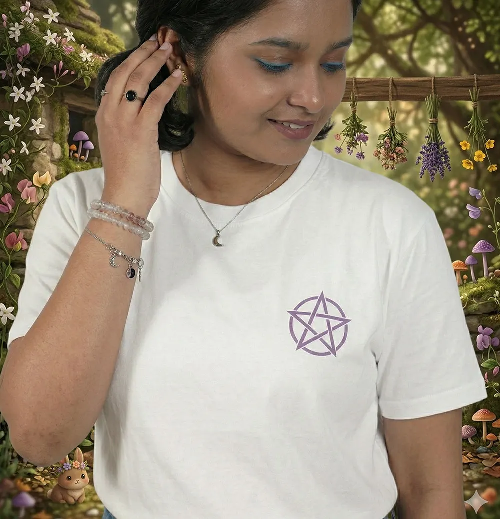 Young Wild & Witchy T-shirt Themed Unisex T-shirt - Front View