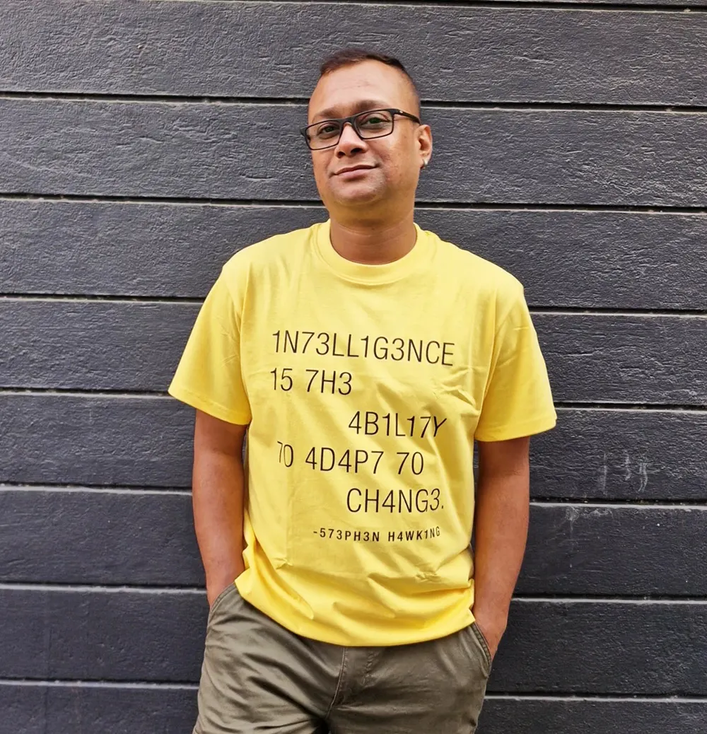 1N73LL1G3NCE - 573PH3N HAWKING - Intellince Unisex T-shirt for boys