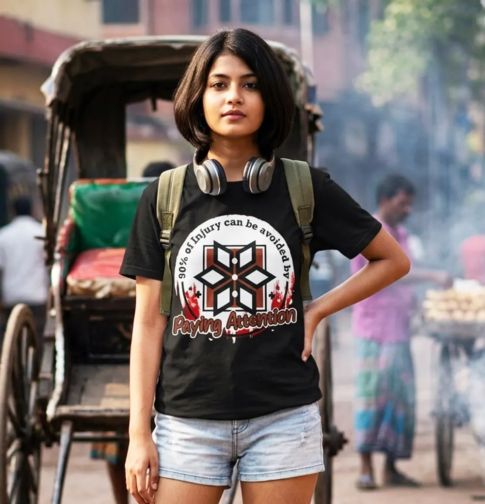 Buy Women Gaming Themed Black T-shirt